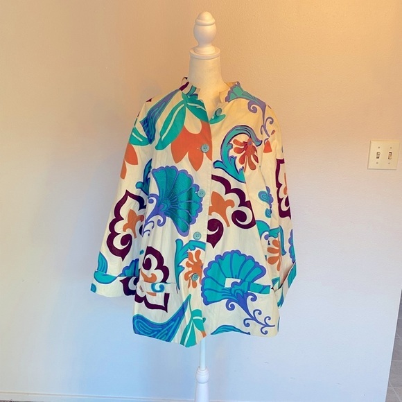 Heart of Palm Women Emroidered Jacket 20W - Picture 1 of 6